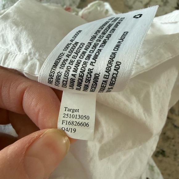 LoveShackFancy Target Floral Eyelet Midi Dress Size 12 - Picture 6 of 6